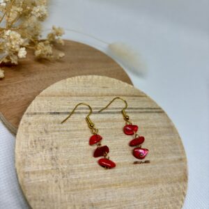 Red 3stone (Gold)