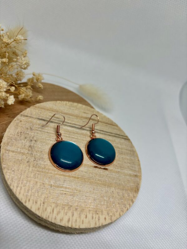 Blue cabochon (Rose)